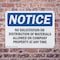 Signmission No Solicitation Or Distribution OSHA Notice Sign, Plastic, 14in W x 10in L, 2PK OS-2PACK-NS-P-1014-L-16195 - alternate 8